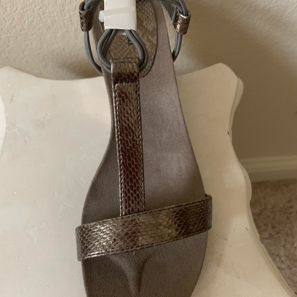 Grey Metallic Style & Co. Wedges - Picture 4 of 8